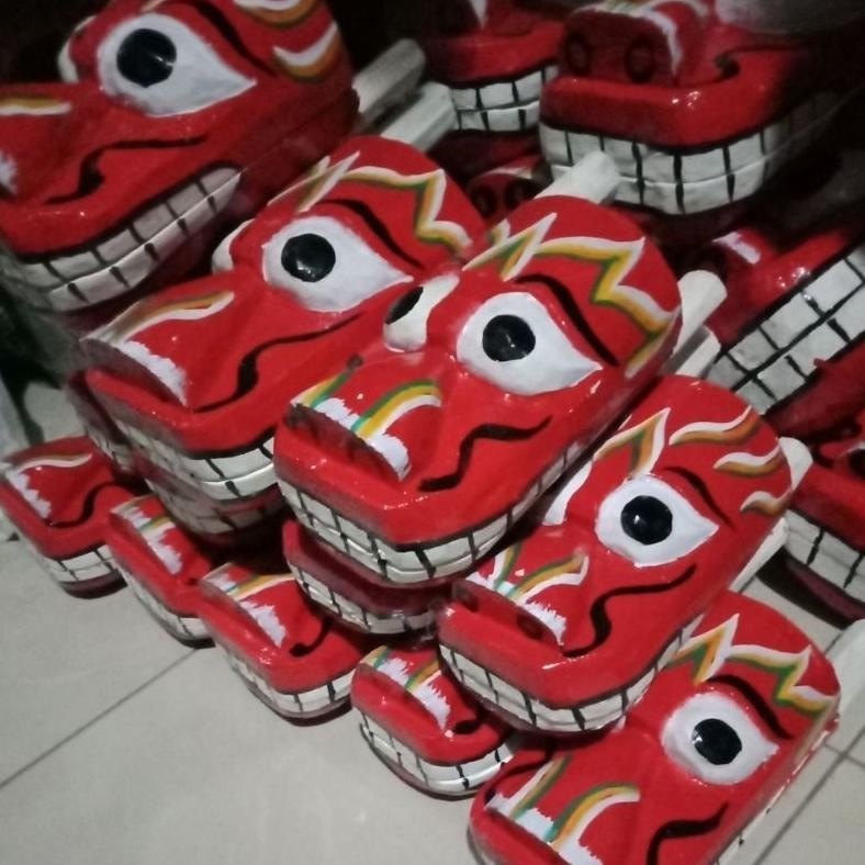 Kepruk Macan KuningSALE 9.9 Barongan Pentas Keprok Dan Kepala Barongan Macan / Kepruk Macan Kuning /