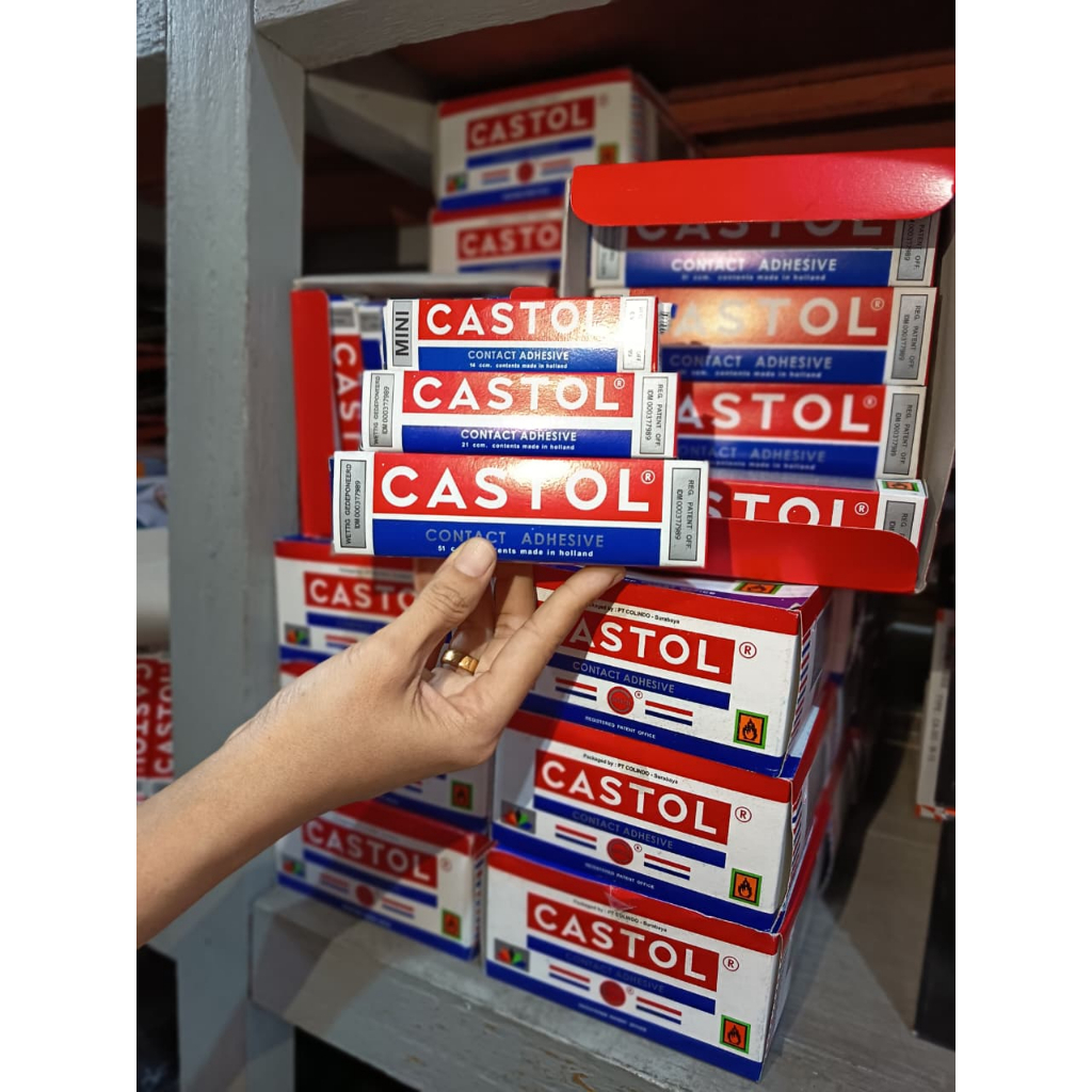 CASTOL – LEM CASTOL TANGGUNG 21CC 33GR ORIGINAL ASLI LEM KUNING