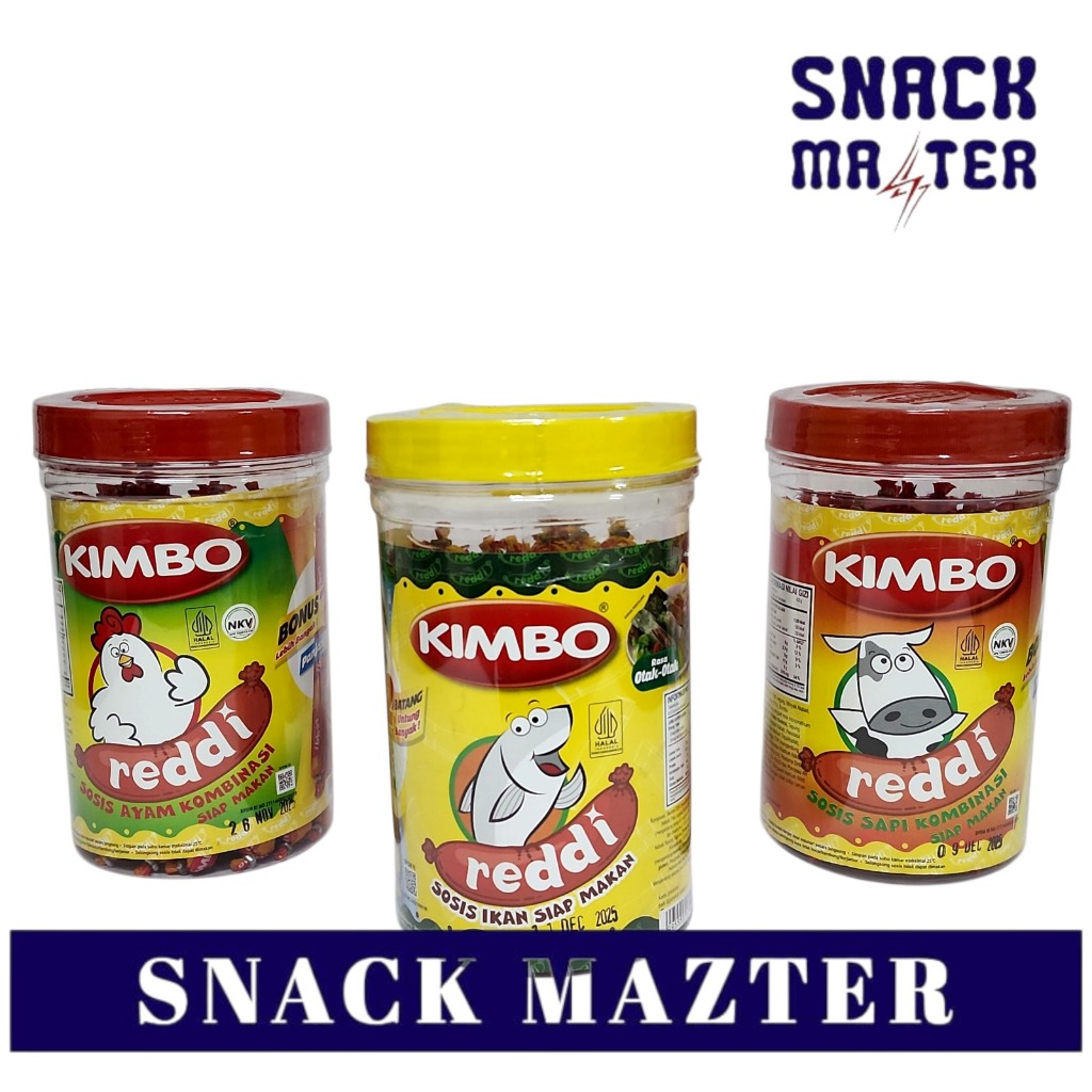 

Kimbo Reddi Toples Sosis Sapi Siap Makan - 24pcs x 23gr