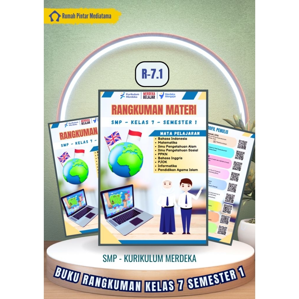 BUKU RANGKUMAN MATERI KELAS 7 SEMESTER 1 KURIKULUM MERDEKA
