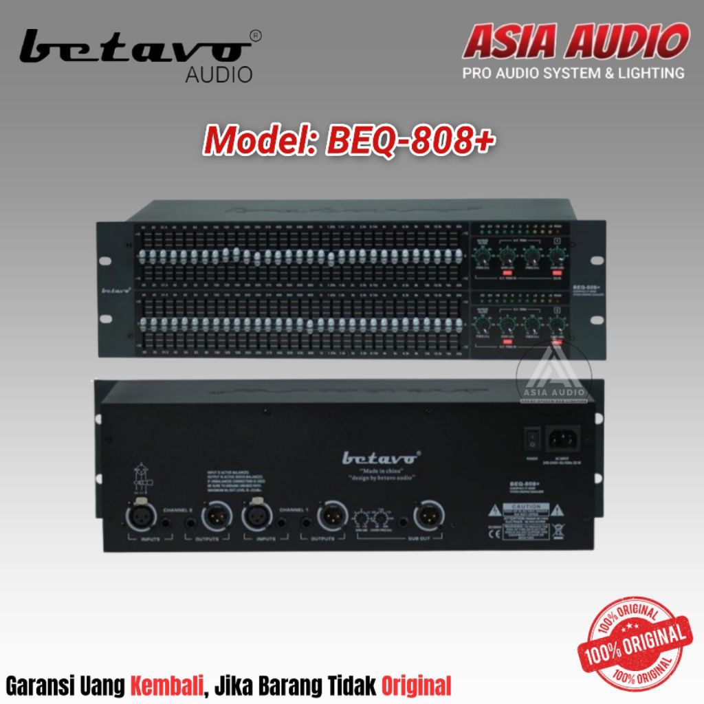 EQUALIZER BETAVO BEQ-808+