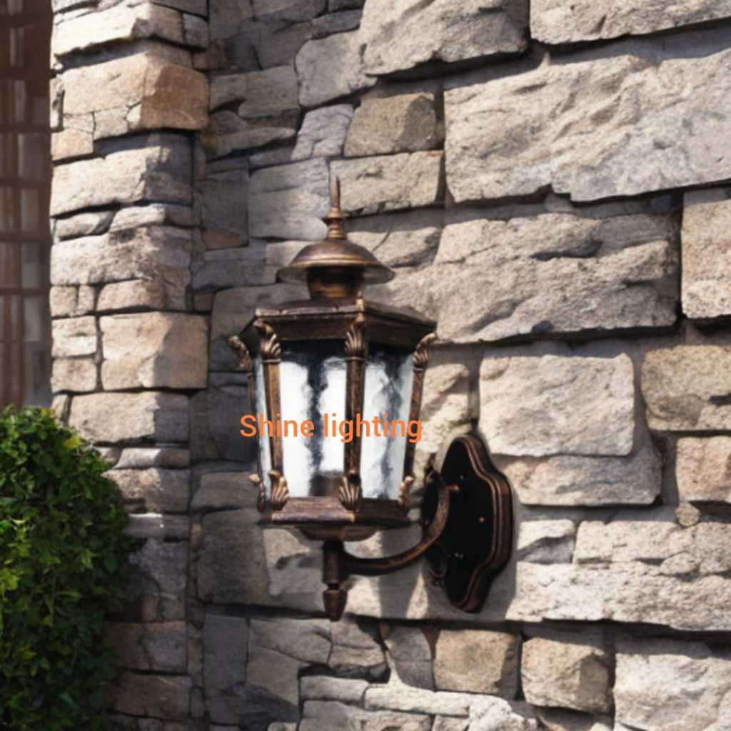 Lampu dinding eropa klasik elegan outdoor waterproof teras-cafe-restoran tipe 11203 ZA