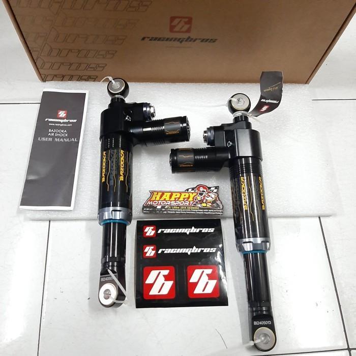 Shock belakang Racingbros Bazooka model upsidedown Yamaha RX-KING -330MM