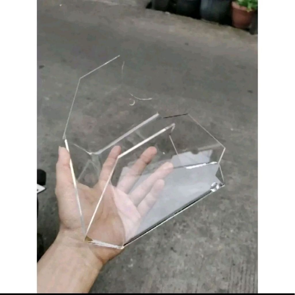 Tabokan karbu Akrilik Tabokan Beat Karbu Scopy Karbu Beat Fi 2013-2018 Akrilik 3Mili Bening Transpar