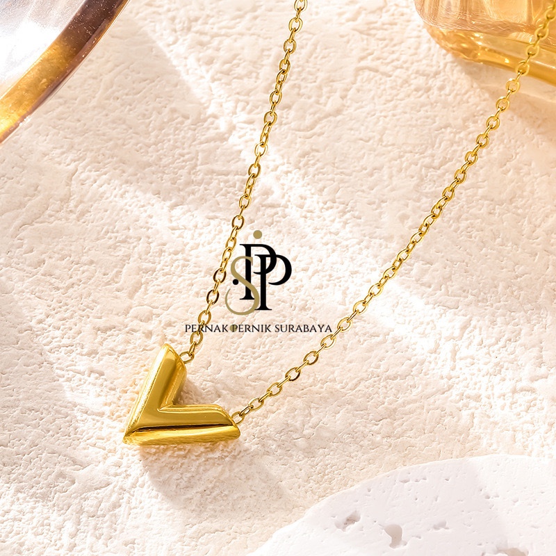 [AKSESORIES TITANIUM] ACCECORIES NECKLACE BRACELET TITANIUM PERHIASAN JEWELDY GOLD EMAS ANTI KARAT A