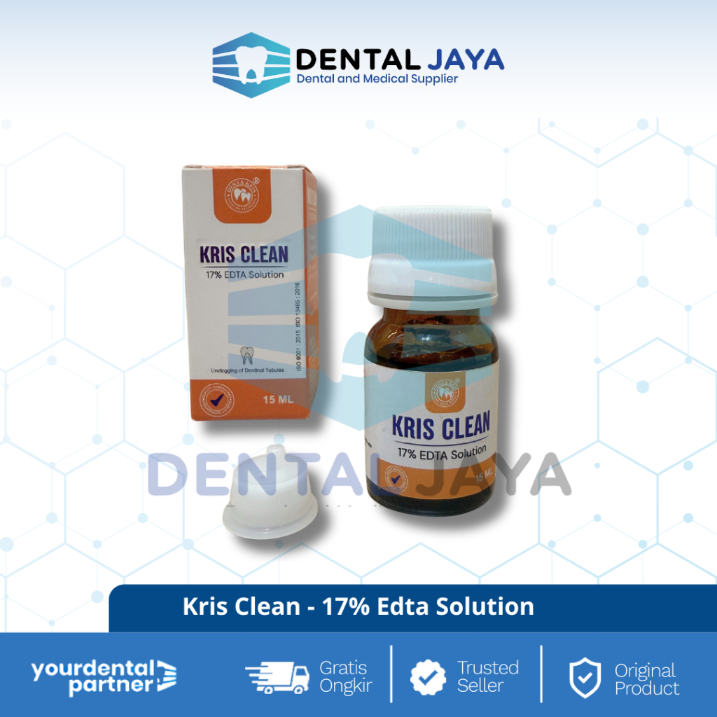Dental Kris Clean Edta Cair Solution | Edta 17% | Cairan Irigasi