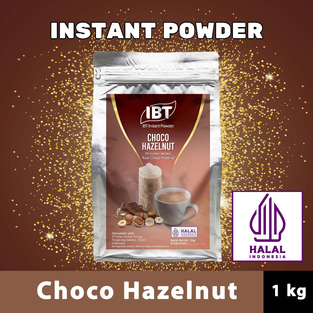 

Bahan Minuman Bubuk Rasa Choco Hazelnut Coklat Kacang Serbuk Instant IBT Drink Powder
