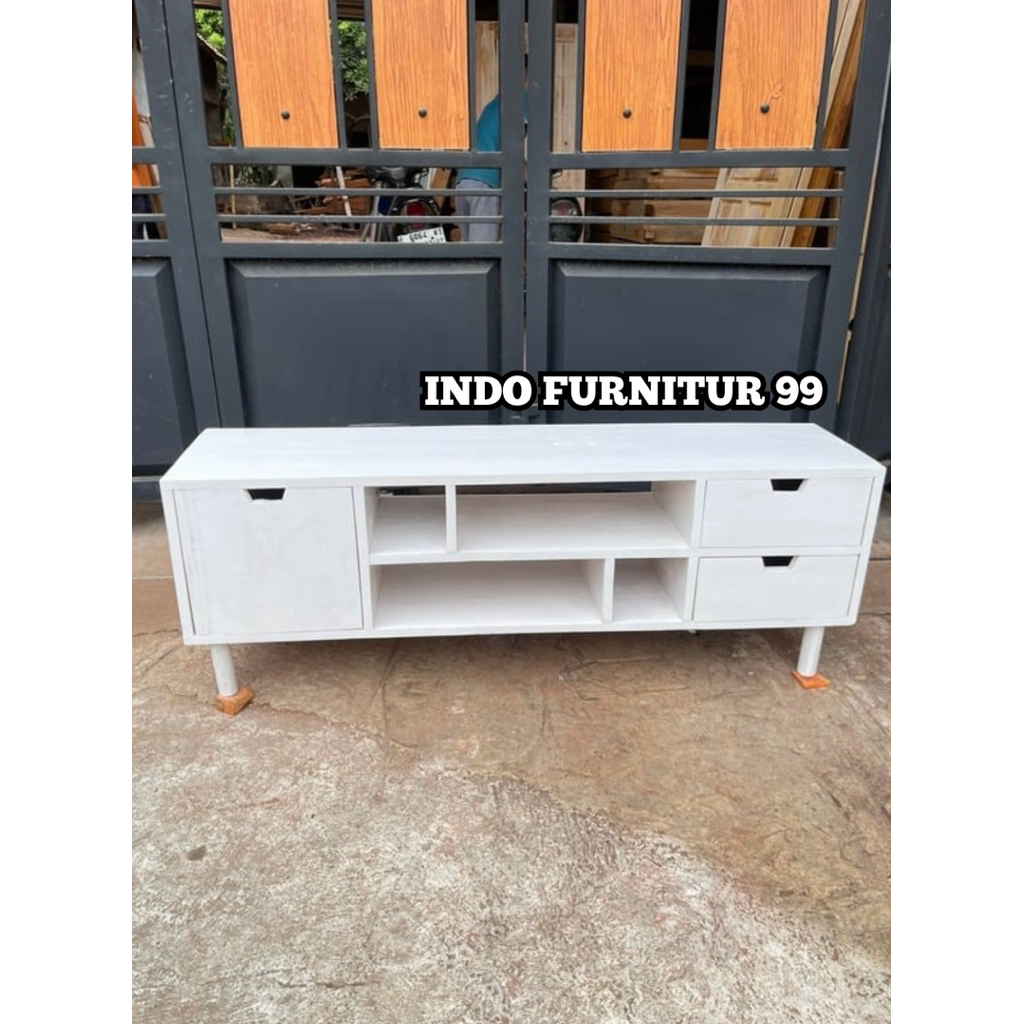 MEJA TV KAYU Mahoni | Berkualitas Grade A