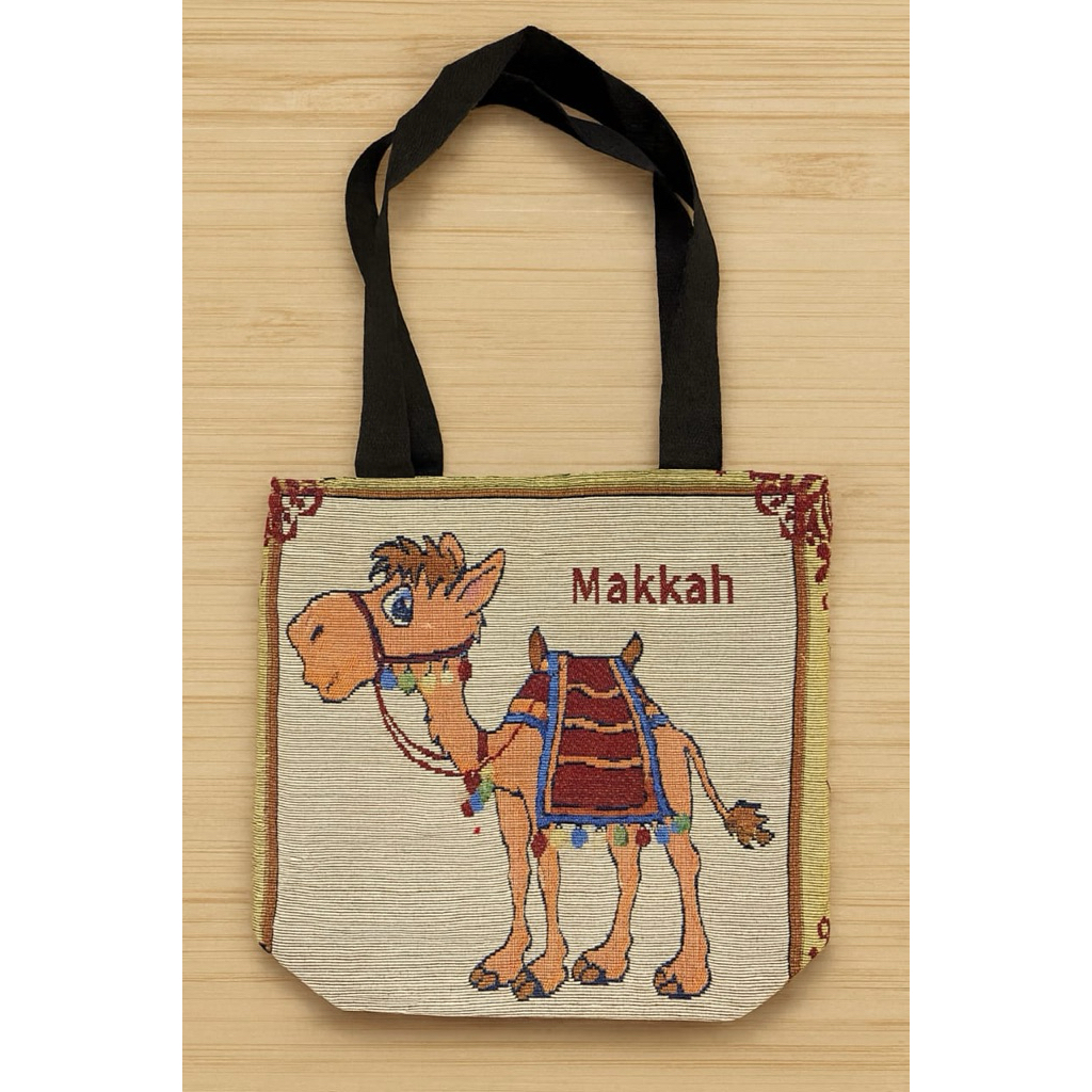 tas kanvas import oleh oleh haji umroh totebag kanvas saudi arabia tas unta arab