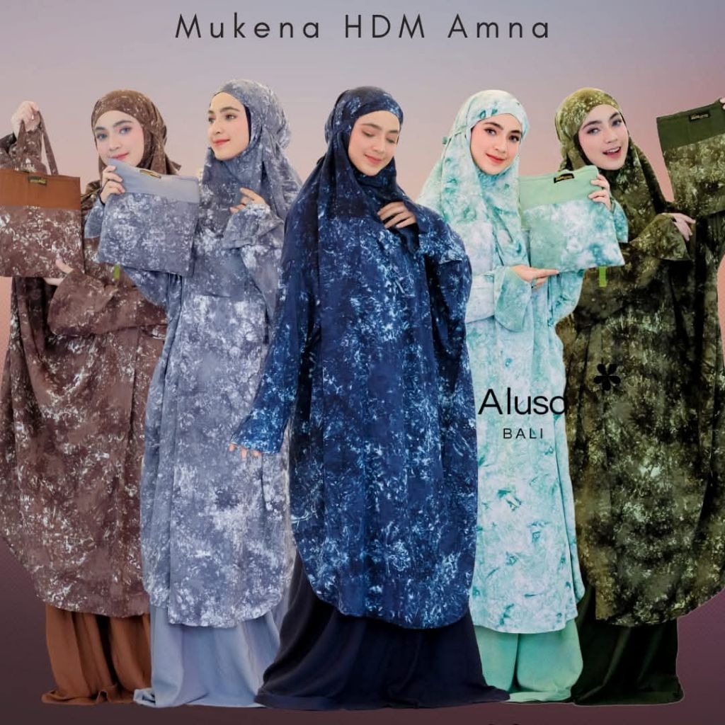 MUKENA AMNA JUMBO TERUSAN BERLENGAN ALUSA
