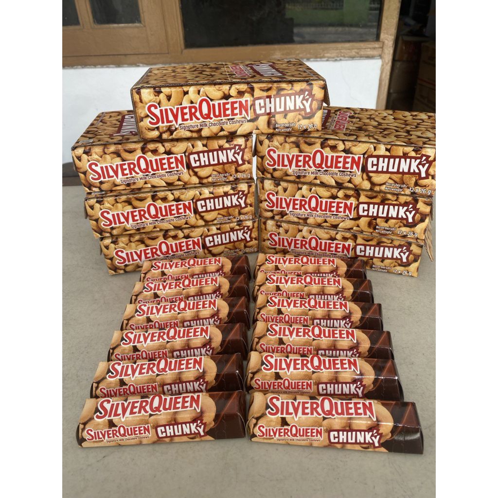 

SQ silverquee Chunky bar mede box berat 26gr