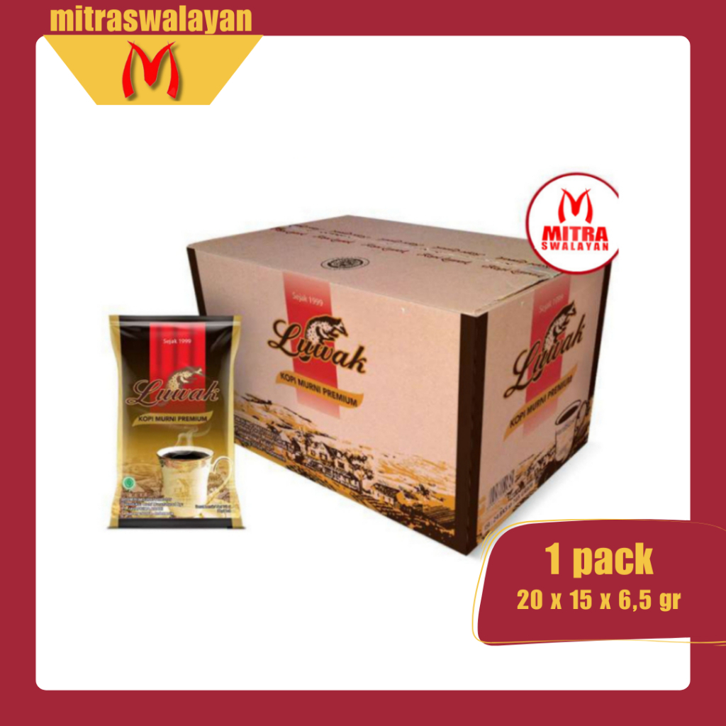 

Kopi Luwak Arabica 1 Karton isi 20 renceng @6,5 gr