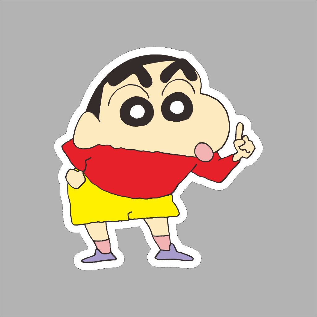 

Stiker Pack kiss cut A6 Crayon Shinchan