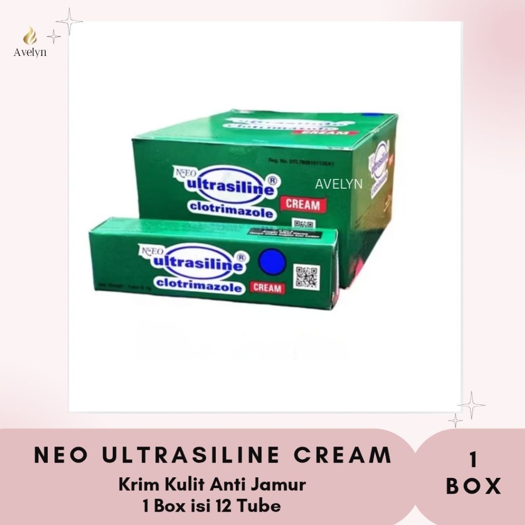 Neo Ultrasiline Cream 5 gr Krim Salep Kulit - 1Box isi 12 Tube