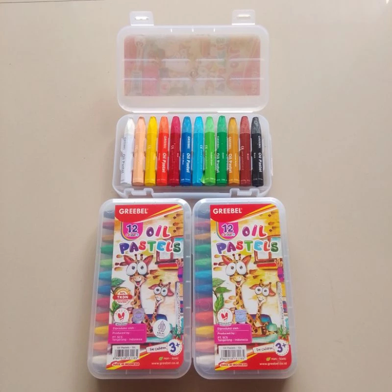 

Crayon Oil Pastel 12 Warna Mewarnai gambar TK SD
