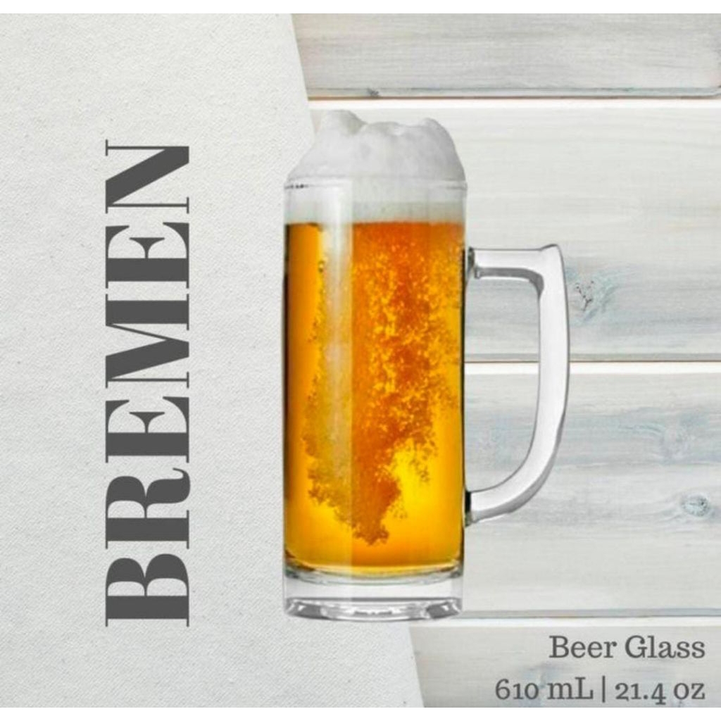 Z3  BREMEN / GELAS KACA TEBAL / GELAS MINUM BENING JUMBO