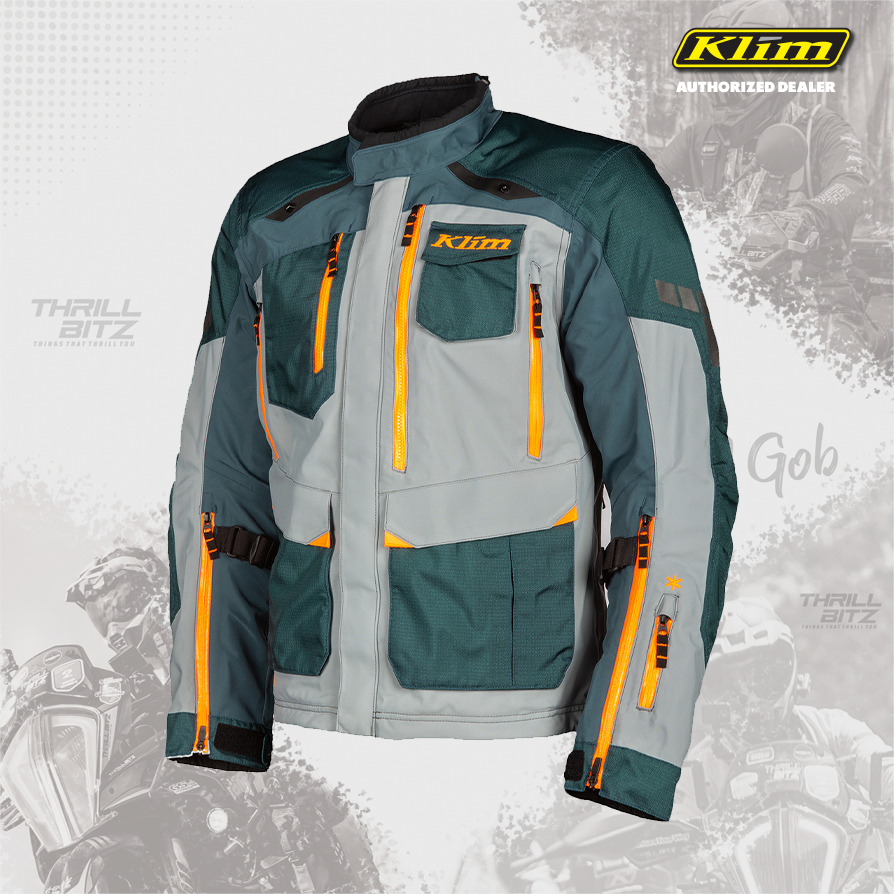 Jaket Klim Carlsbad Jacket Petrol Strike Orange