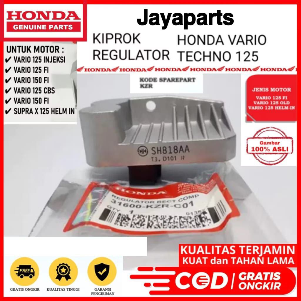 KIPROK REGULATOR VARIO 125 VARIO 125 FI OLD NEW VARIO 125 FI INJEKSI NON LED VARIO 110 FI OLD 2014 -