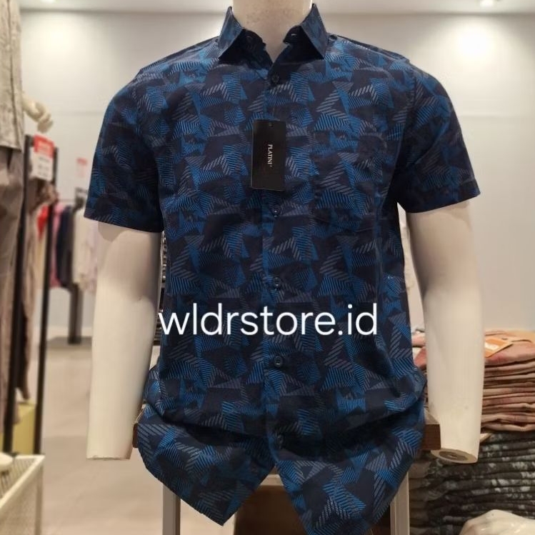KEMEJA PRIA SLIMFIT BRAND PLATINI ORIGINAL 132153