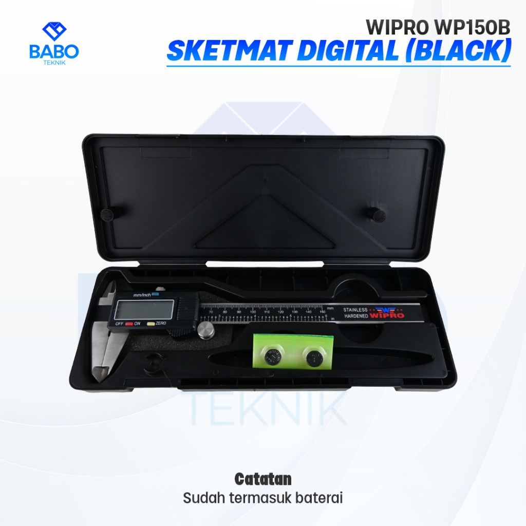 WIPRO WP-150B Sketmat Digital / Jangka Sorong Digital / Vernier Caliper Wipro