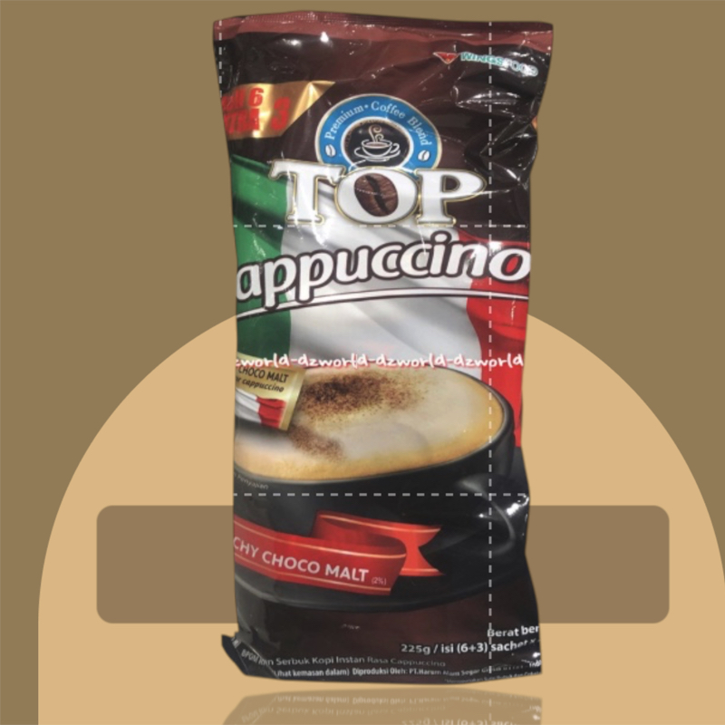 

Top Coffee Cappucino With Choco Malt 9Sachet Kopi Instan Kapucino Capucino Coffee Instant 9 Sachet