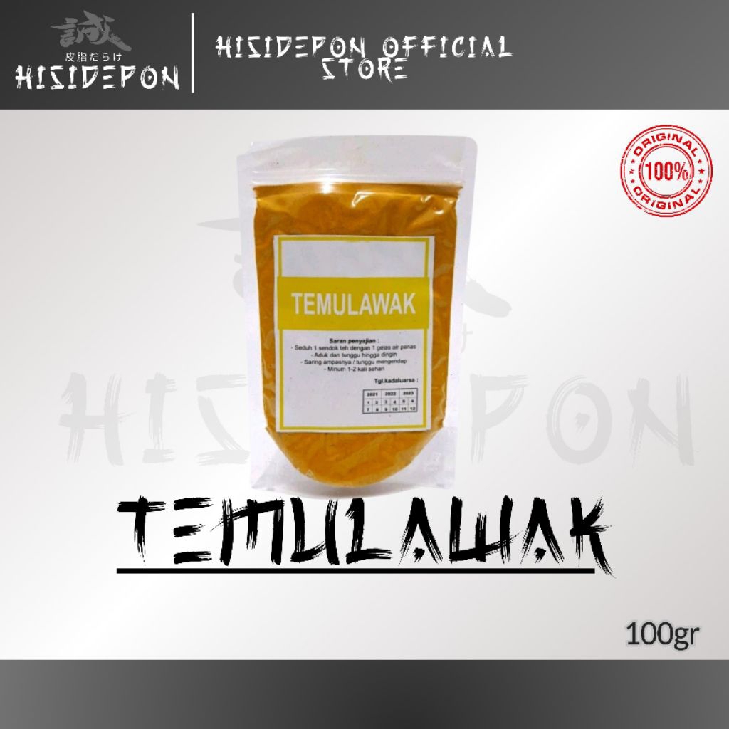 

Hisidepon - Serbuk Temu Lawak 100% Murni 100g – Jamu Tradisional / Bumbu Dapur Alami
