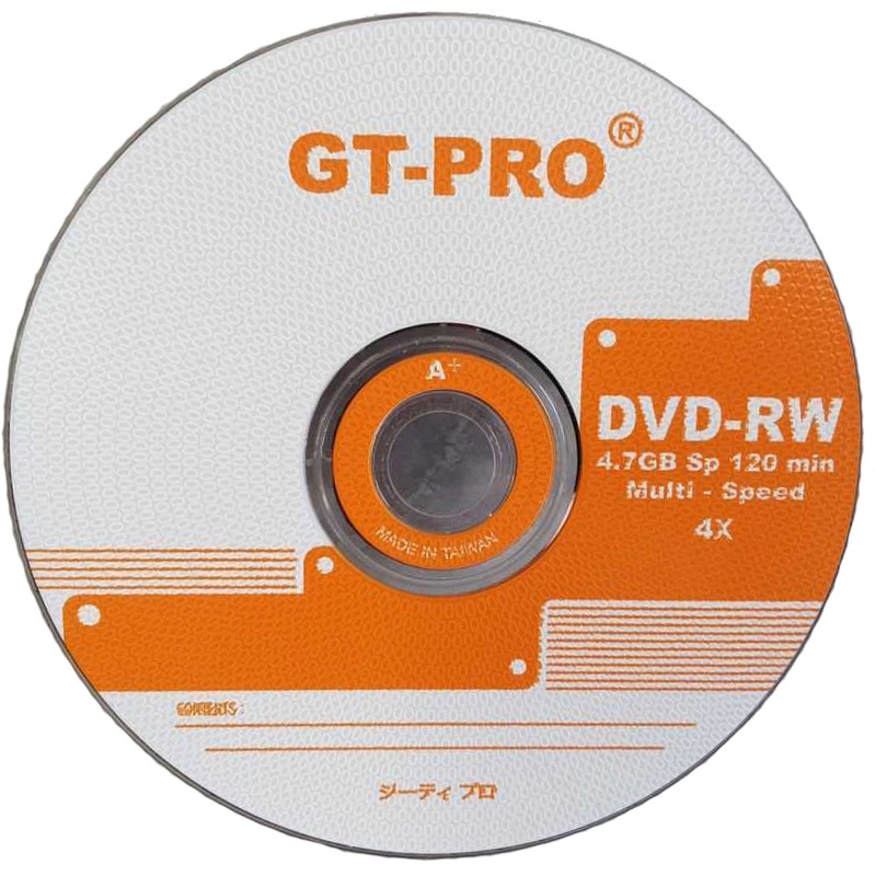 DVD BLANK / DVD KOSONG ARITA / DVD-RW GT-PRO (per pcs / satuan)