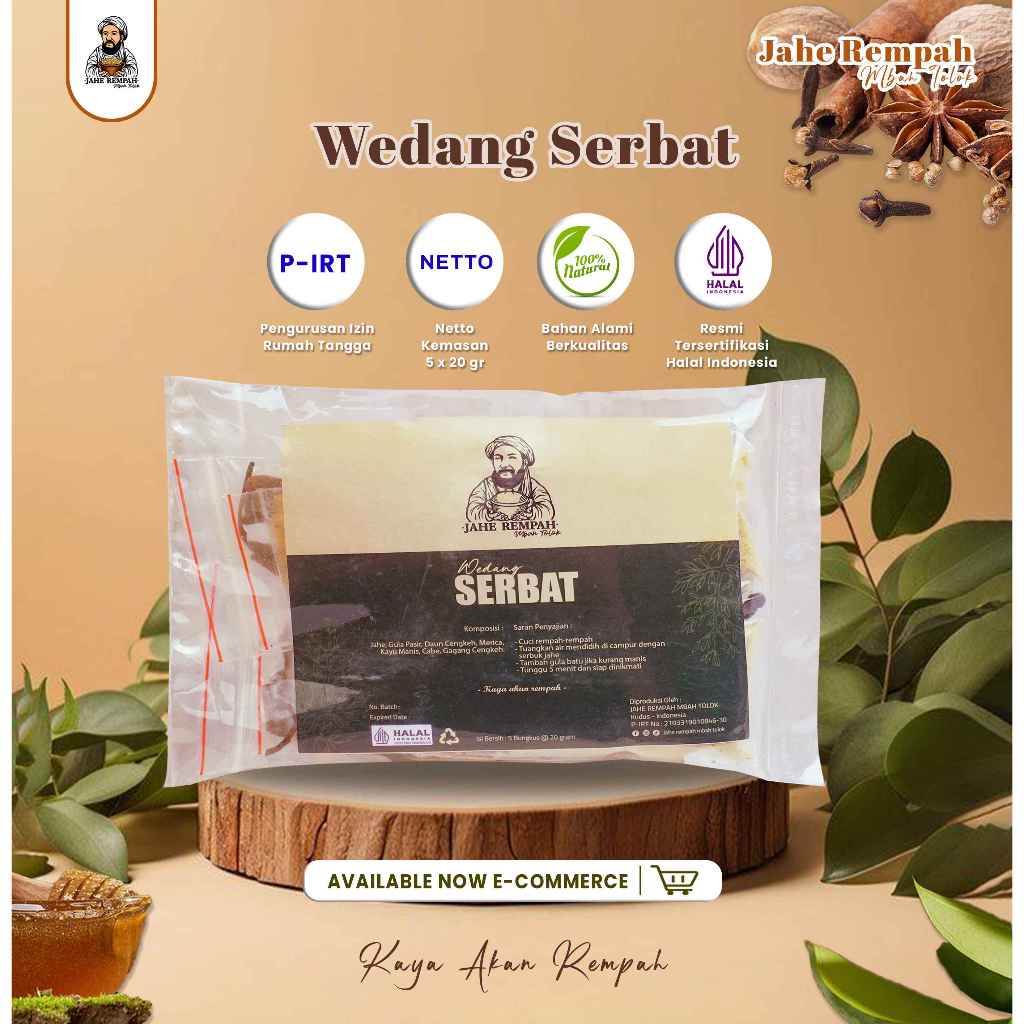 

WEDANG SERBAT UNTUK MENGHANGATKAN TUBUH, MENGATASI MASALAH PENCERNAAN DAN MEREDAKAN MUAL