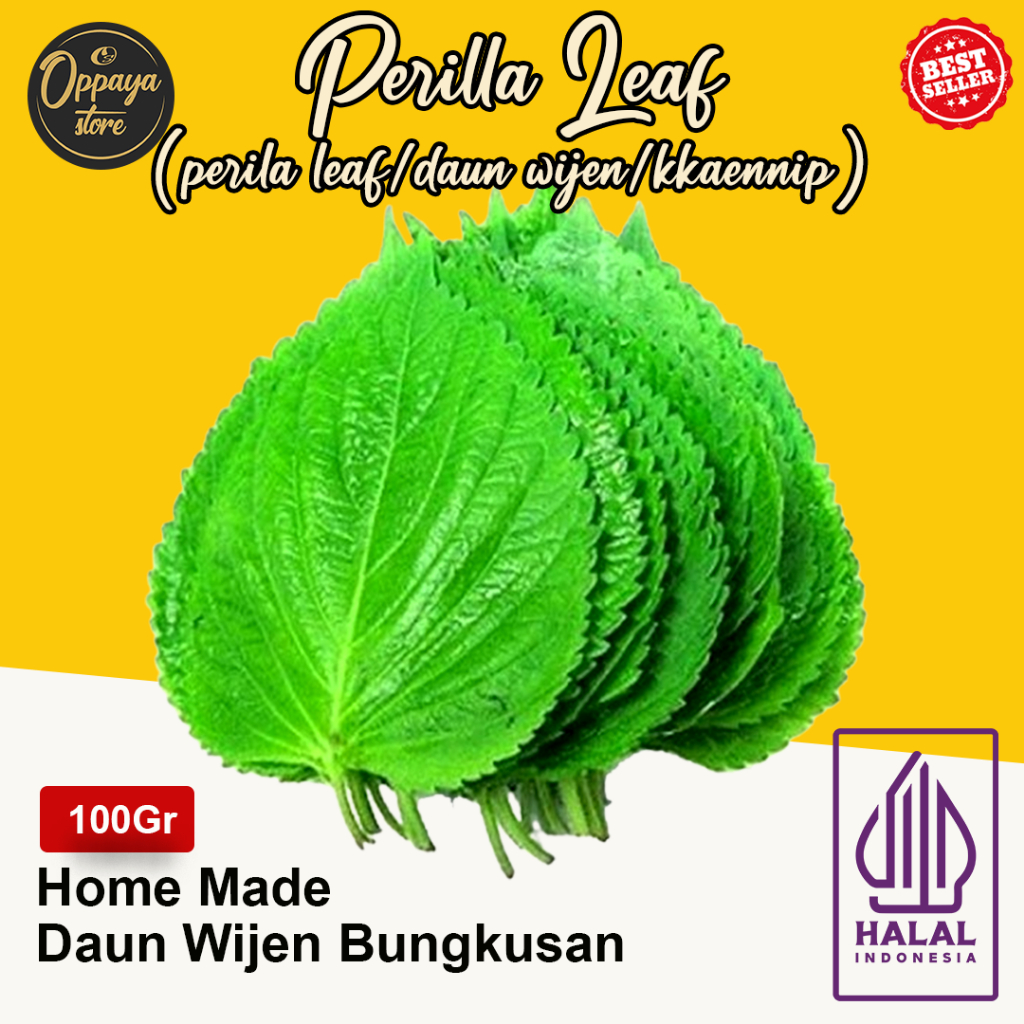 

Daun Wijen Korea 100gr – Daun Perilla Leaf Fresh Bungkusan BBQ Korea Halal & Autentik