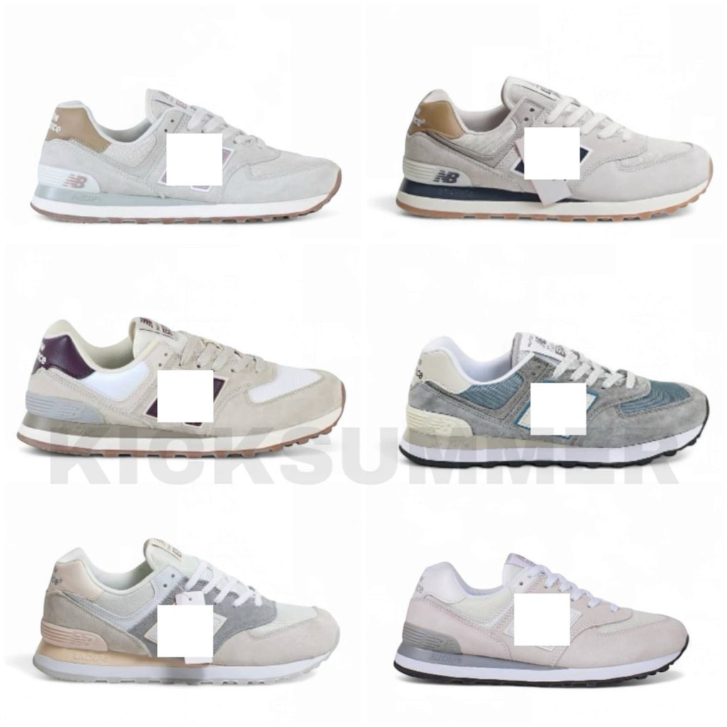 (KICKSUMMER) Sepatu 574 Beige Pink 100% BNIB