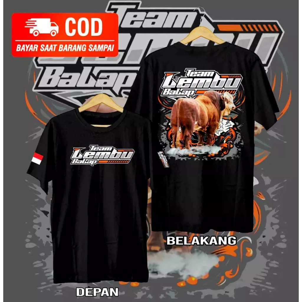 Kaos SAPI BALAP New Simental Pesona Lembu Tshirt Peternak Milenial Indonesia