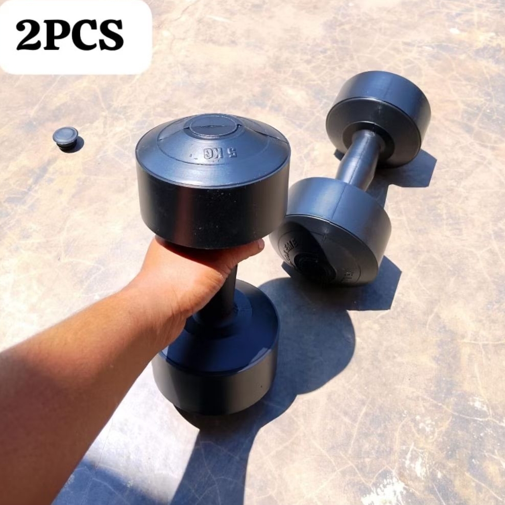 2 pcs barbel kosongan 5 kg ( SEPASANG )