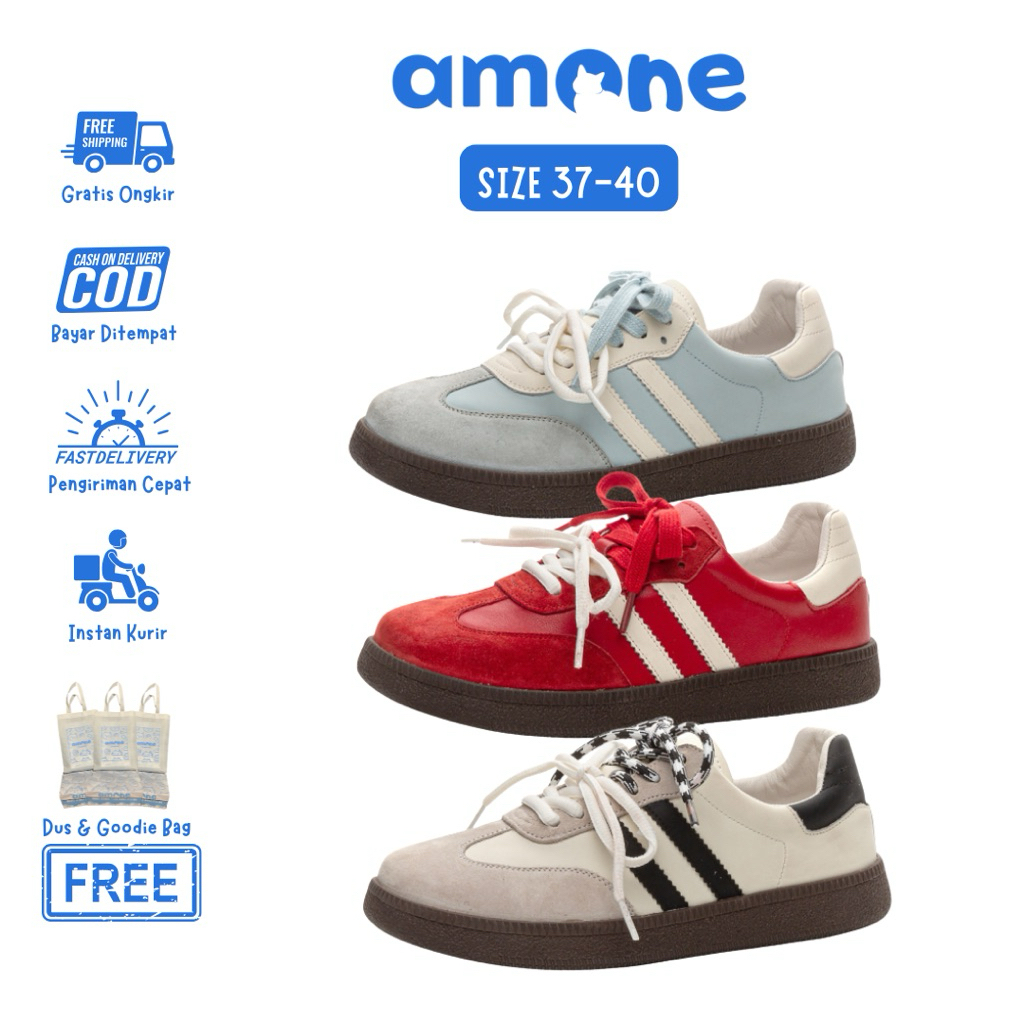 amone.id | Freya sepatu sneakers cewe korea import