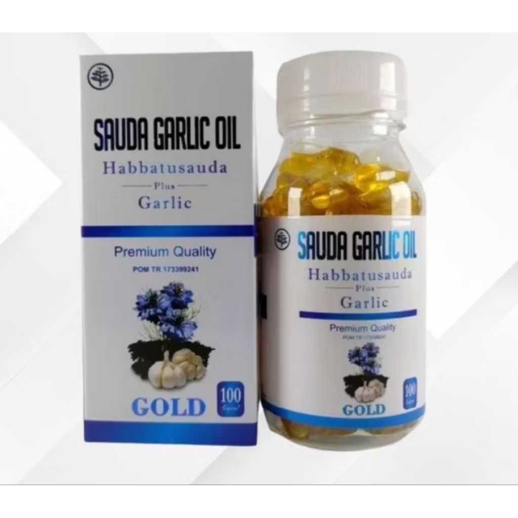 

Sauda Garlic Oil Gold - Kapsul Bawang Putih - 100