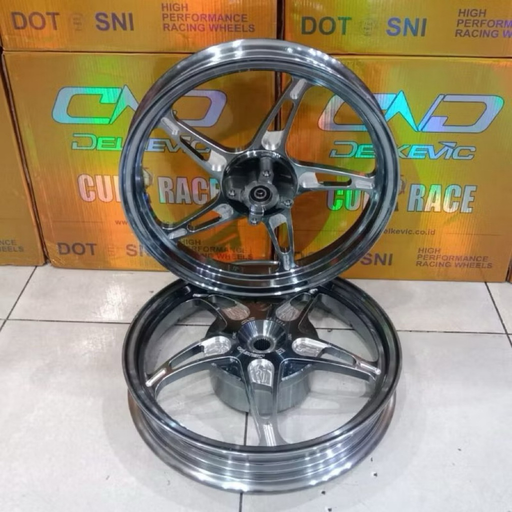VELG DELKEVIC K-SPEED BINTANG LAUT VARIO 110/125/150/BEAT/SCOOPY/SPACY/GENIO DND KSPEED uk 1.85x14 2