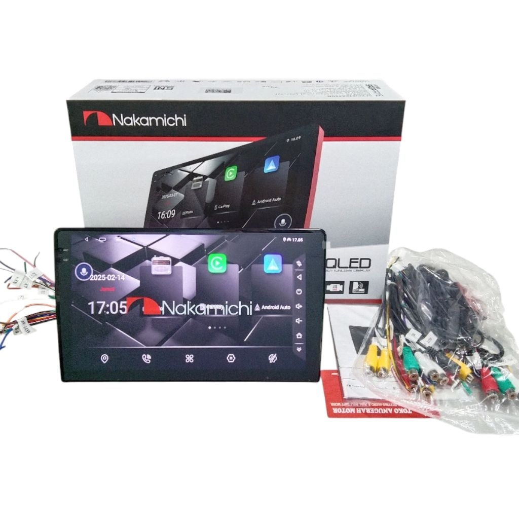 Head unit Android Nakamichi prime 9 inch ram 4/128GB QLED