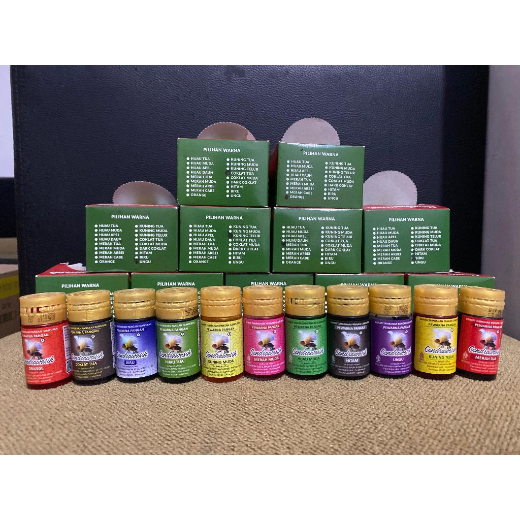 

Pewarna Makanan Cair 15ml Aneka Warna | Food Grade Untuk Kue, Minuman, Jelly, Puding