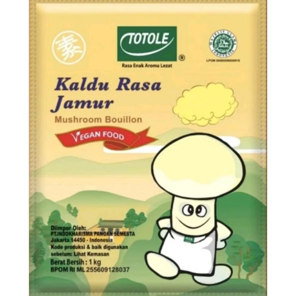 

TOTOLE KALDU JAMUR 1KG 1000gr