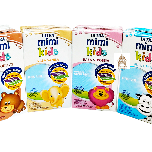 

[Promo Grosir - Min. 10Pcs] Ultra Mimi 125 ml Susu Anak Bergambar Murni Cemilan Snack Jajanan Murah