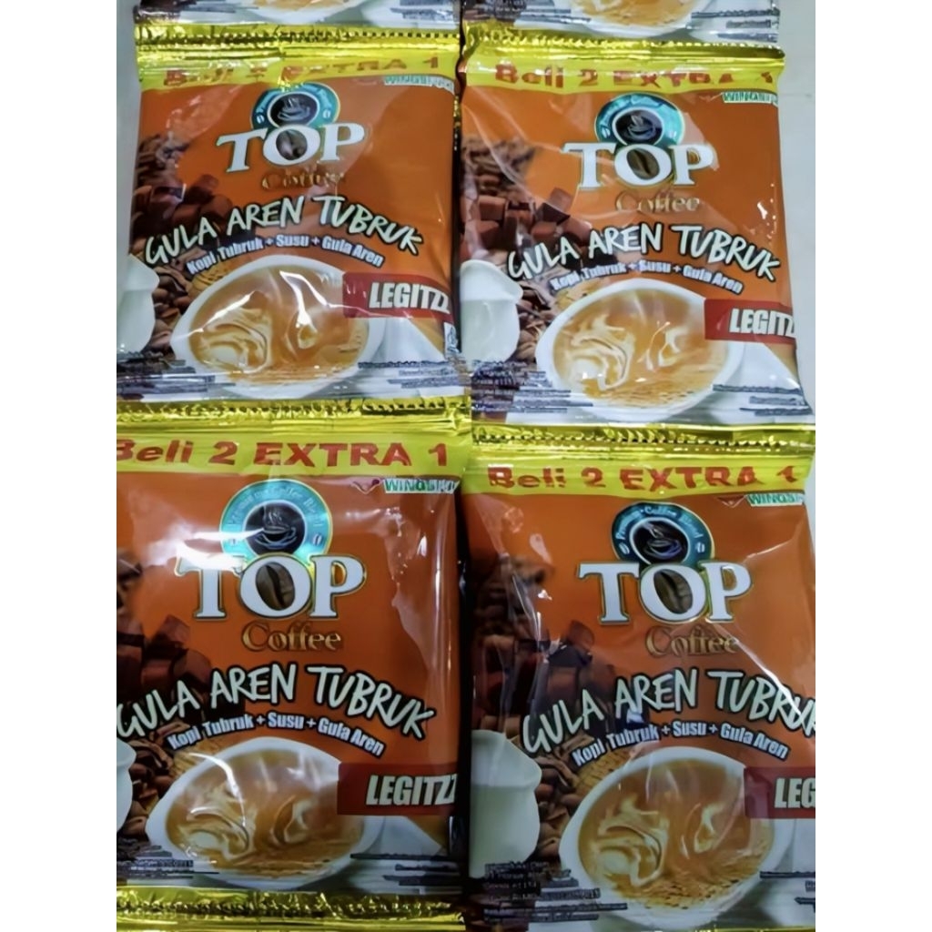 

Top Coffee Gula Aren Tubruk Legitzz 405 gr ( 15 Pcs x 27 gr )