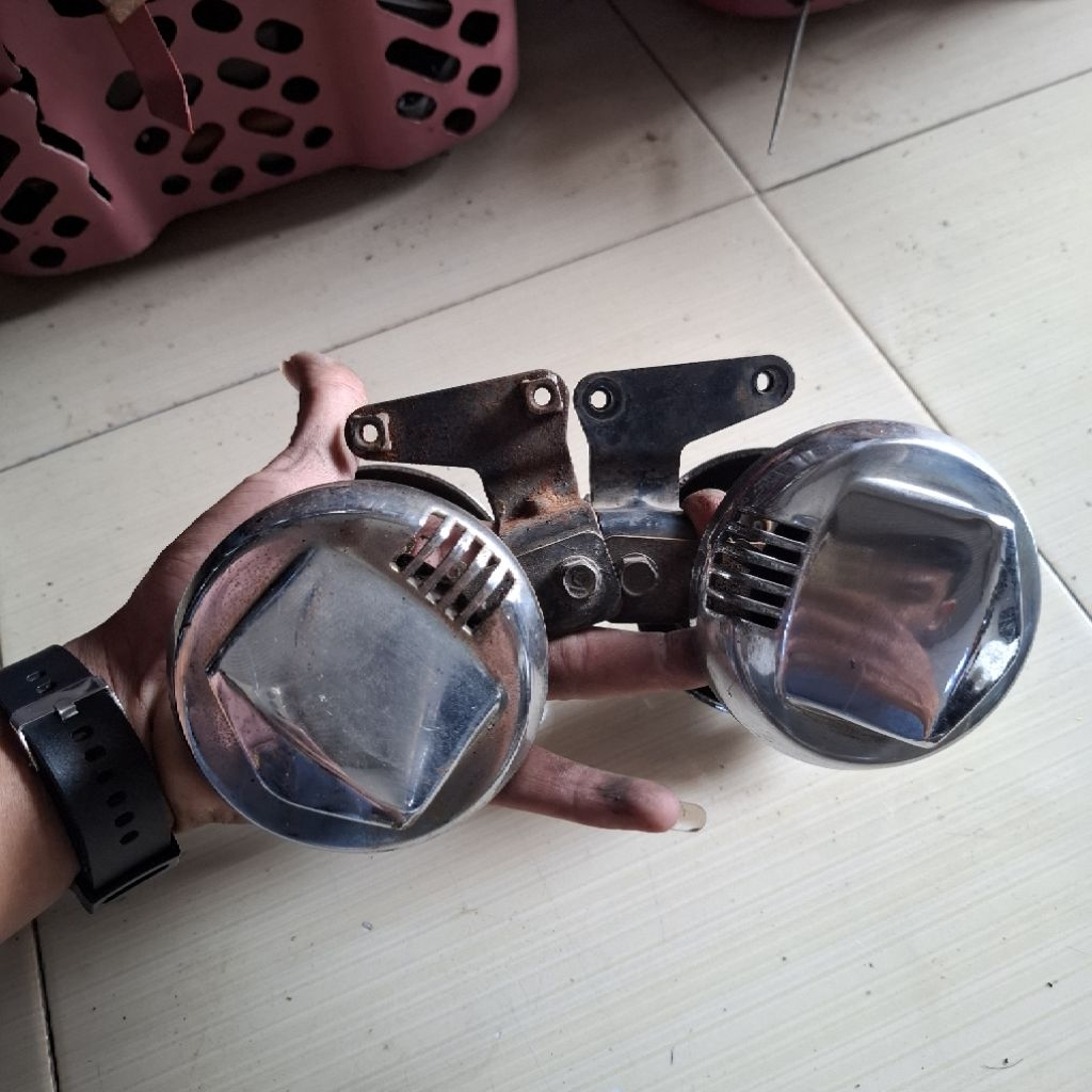 Klakson Bel Gl Pro Gl Megapro Lama Mp Tewel Set Original Copotan Motor