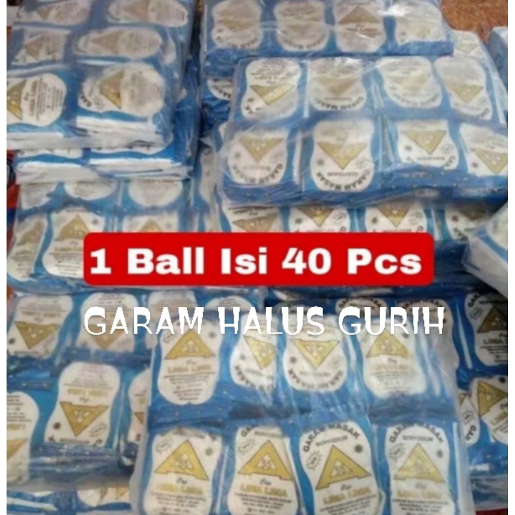 

Murah!!! Bumbu Masakan Garam Halus Gurih 1Bal isi 40pcs