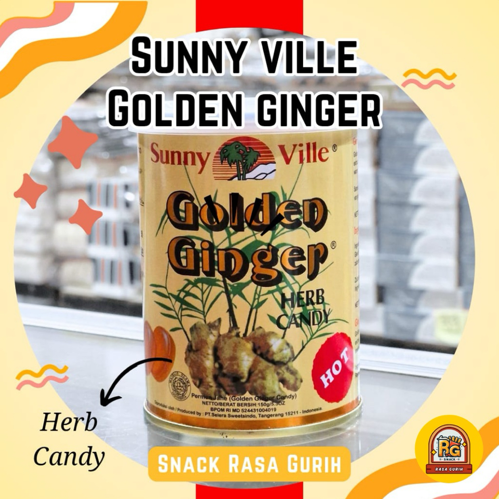 

Permen Jahe Golden Ginger Herb Candy 150gr