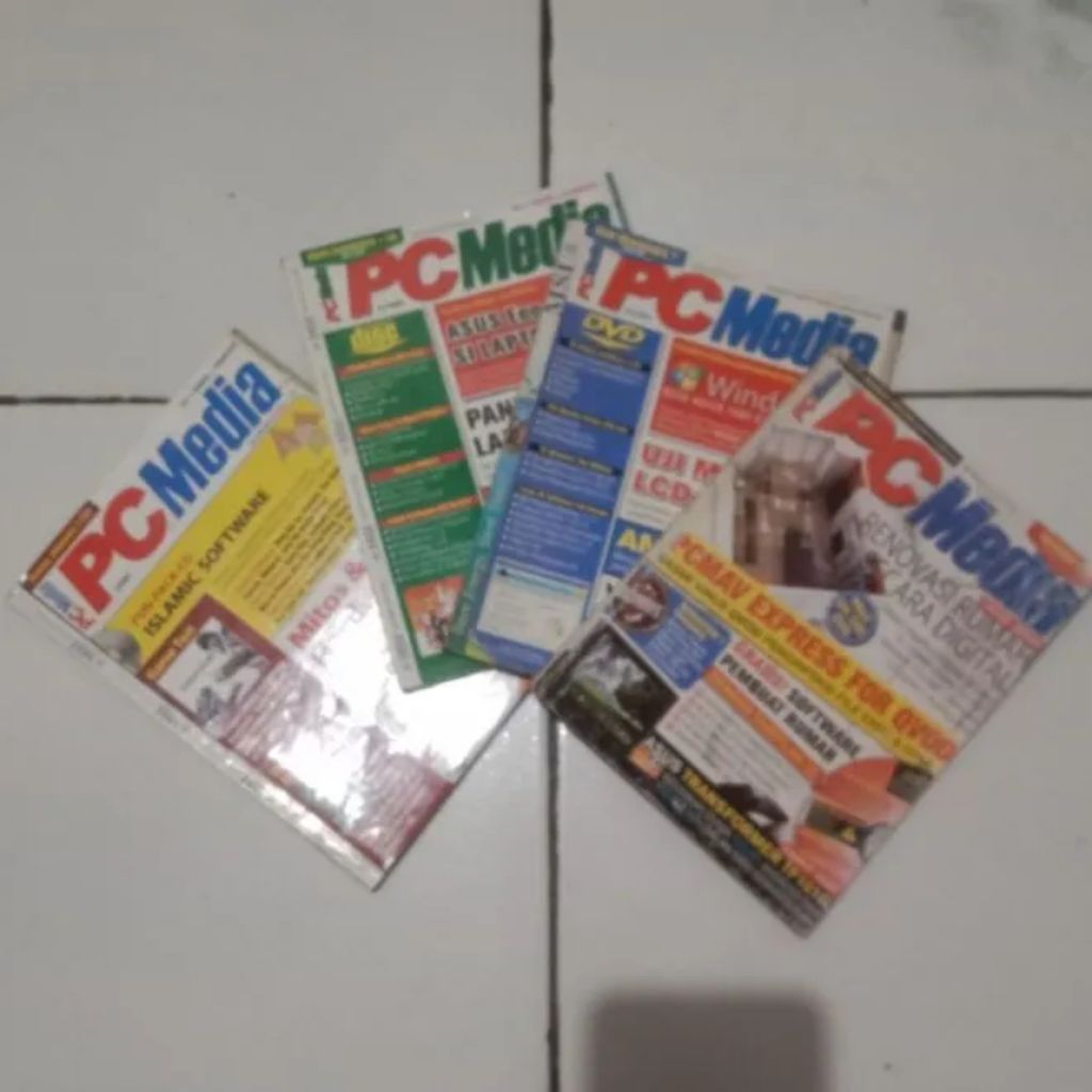 Majalah PC MEDIA Mini Original Bekas Tanpa CD Baca Deskripsi