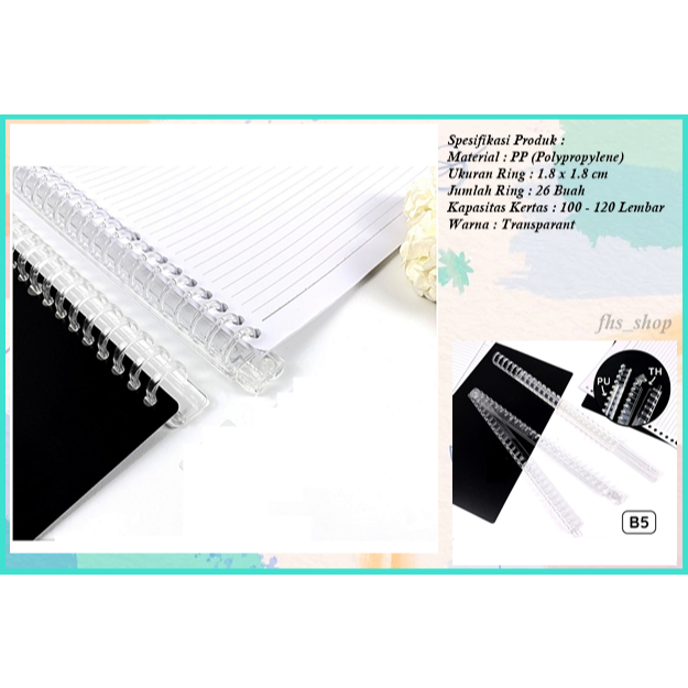 

Ring Binder B5 Ring Binder Transparan Binder Transparan Binder Clip Easy Clip Binder Binding Strip