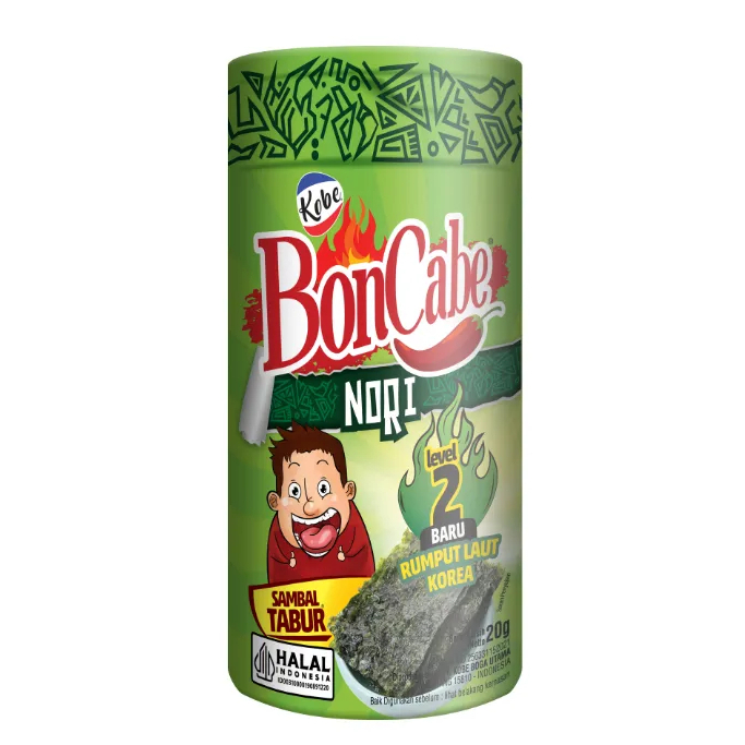 

BonCabe Sambal Tabur Rasa Nori Botol Level 2 (20g)