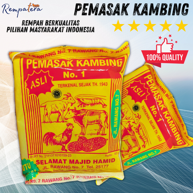 

REMPATERA - Bumbu Masak Kambing Selamat Majid Hamid 40g