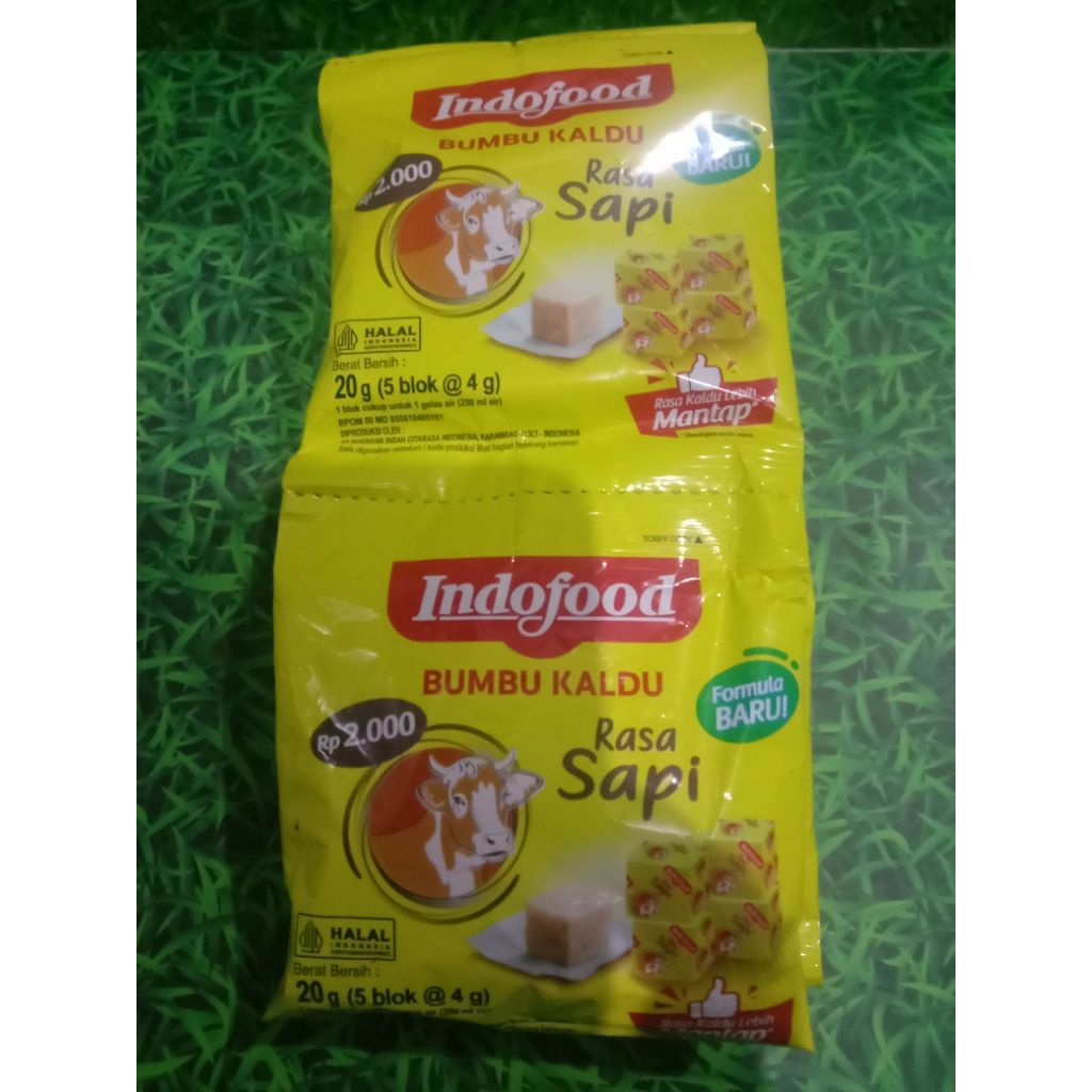

Indofood bumbu kaldu rasa sapi 20gx10 bungkus