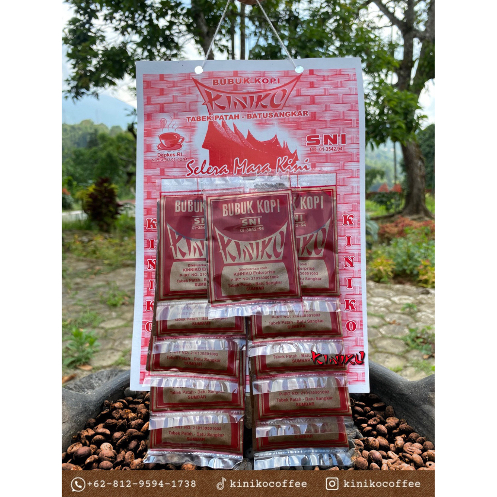 

Kopi KINIKO bubuk kopi sachet isi 10 pcs (bonus 1)