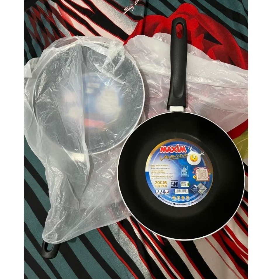 Teflon maxim Ukuran 20 cm termurah / Frypan maxim uk 20 cm